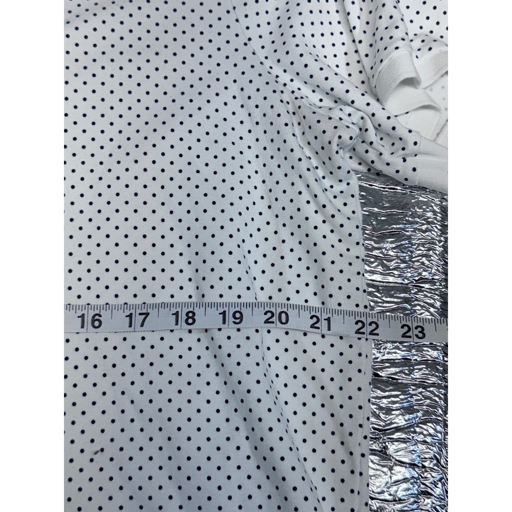 Polo Ralph Lauren Mens White Navy Polka Dot Classic Fit Cotton Polo Shirt L - Picture 5 of 8